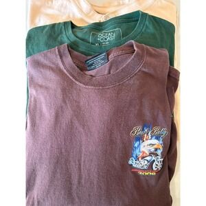 Mens Shirt Bundle‎ Steve & Barry's PC Beach Rally Graphic OceanCoast XL Duckhead